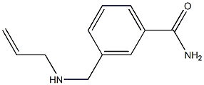 3-[(prop-2-en-1-ylamino)methyl]benzamide 结构式