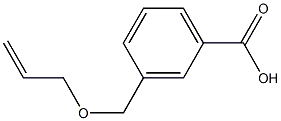 3-[(prop-2-en-1-yloxy)methyl]benzoic acid Struktur