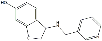 3-[(pyridin-3-ylmethyl)amino]-2,3-dihydro-1-benzofuran-6-ol Structure