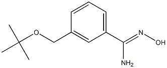 3-[(tert-butoxy)methyl]-N'-hydroxybenzene-1-carboximidamide Struktur