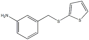 3-[(thiophen-2-ylsulfanyl)methyl]aniline 化学構造式