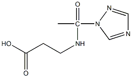 3-[1-(1H-1,2,4-triazol-1-yl)acetamido]propanoic acid