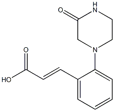 3-[2-(3-oxopiperazin-1-yl)phenyl]prop-2-enoic acid