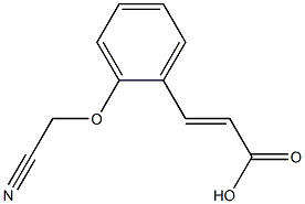 3-[2-(cyanomethoxy)phenyl]prop-2-enoic acid Structure