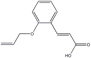 3-[2-(prop-2-en-1-yloxy)phenyl]prop-2-enoic acid Struktur