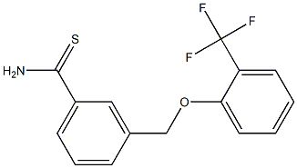 3-[2-(trifluoromethyl)phenoxymethyl]benzene-1-carbothioamide|