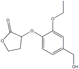3-[2-ethoxy-4-(hydroxymethyl)phenoxy]oxolan-2-one