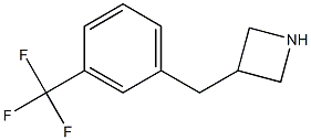3-[3-(trifluoromethyl)benzyl]azetidine,,结构式