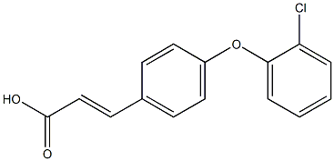 3-[4-(2-chlorophenoxy)phenyl]prop-2-enoic acid