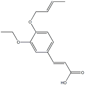 3-[4-(but-2-en-1-yloxy)-3-ethoxyphenyl]prop-2-enoic acid