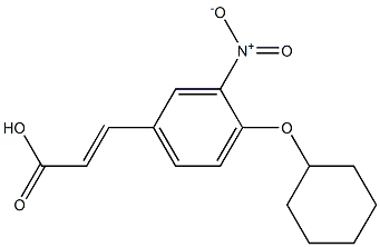 3-[4-(cyclohexyloxy)-3-nitrophenyl]prop-2-enoic acid