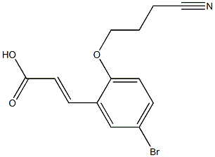 3-[5-bromo-2-(3-cyanopropoxy)phenyl]prop-2-enoic acid