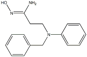 3-[benzyl(phenyl)amino]-N'-hydroxypropanimidamide|