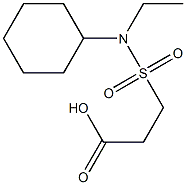  3-[cyclohexyl(ethyl)sulfamoyl]propanoic acid