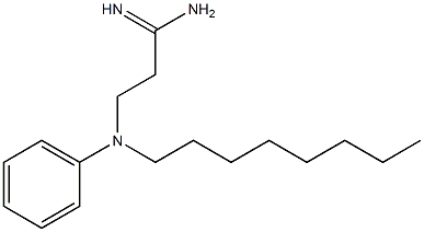 3-[octyl(phenyl)amino]propanimidamide