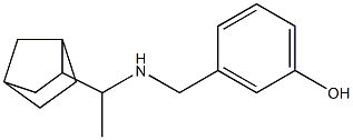 3-{[(1-{bicyclo[2.2.1]heptan-2-yl}ethyl)amino]methyl}phenol|