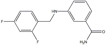 3-{[(2,4-difluorophenyl)methyl]amino}benzamide