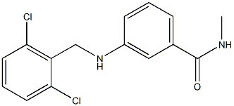 3-{[(2,6-dichlorophenyl)methyl]amino}-N-methylbenzamide 化学構造式