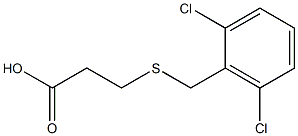 3-{[(2,6-dichlorophenyl)methyl]sulfanyl}propanoic acid Structure