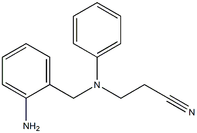 3-{[(2-aminophenyl)methyl](phenyl)amino}propanenitrile Structure