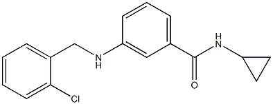 3-{[(2-chlorophenyl)methyl]amino}-N-cyclopropylbenzamide