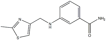 3-{[(2-methyl-1,3-thiazol-4-yl)methyl]amino}benzamide