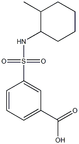 3-{[(2-methylcyclohexyl)amino]sulfonyl}benzoic acid