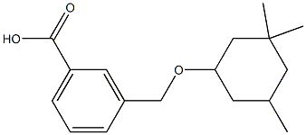 3-{[(3,3,5-trimethylcyclohexyl)oxy]methyl}benzoic acid