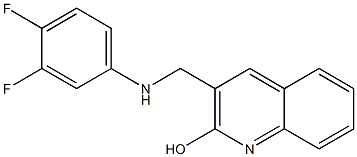 3-{[(3,4-difluorophenyl)amino]methyl}quinolin-2-ol