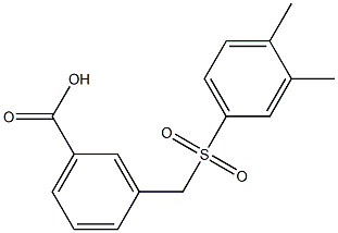 3-{[(3,4-dimethylbenzene)sulfonyl]methyl}benzoic acid