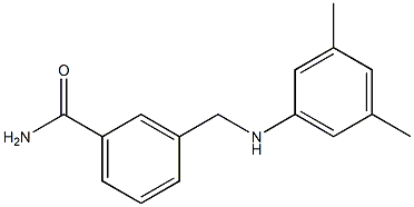  3-{[(3,5-dimethylphenyl)amino]methyl}benzamide