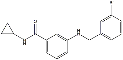 3-{[(3-bromophenyl)methyl]amino}-N-cyclopropylbenzamide