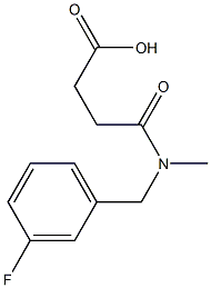 3-{[(3-fluorophenyl)methyl](methyl)carbamoyl}propanoic acid