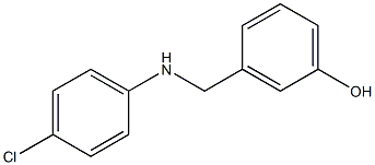  3-{[(4-chlorophenyl)amino]methyl}phenol