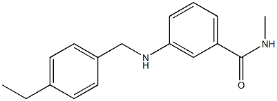 3-{[(4-ethylphenyl)methyl]amino}-N-methylbenzamide Structure