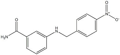 3-{[(4-nitrophenyl)methyl]amino}benzamide