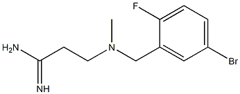 3-{[(5-bromo-2-fluorophenyl)methyl](methyl)amino}propanimidamide