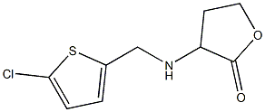 3-{[(5-chlorothiophen-2-yl)methyl]amino}oxolan-2-one 结构式