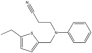 3-{[(5-ethylthiophen-2-yl)methyl](phenyl)amino}propanenitrile