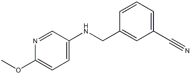 3-{[(6-methoxypyridin-3-yl)amino]methyl}benzonitrile