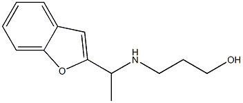 3-{[1-(1-benzofuran-2-yl)ethyl]amino}propan-1-ol