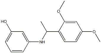  3-{[1-(2,4-dimethoxyphenyl)ethyl]amino}phenol