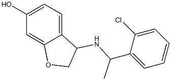  3-{[1-(2-chlorophenyl)ethyl]amino}-2,3-dihydro-1-benzofuran-6-ol