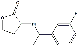  3-{[1-(3-fluorophenyl)ethyl]amino}oxolan-2-one