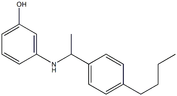 3-{[1-(4-butylphenyl)ethyl]amino}phenol