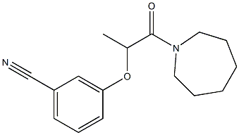 3-{[1-(azepan-1-yl)-1-oxopropan-2-yl]oxy}benzonitrile