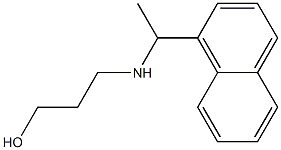 3-{[1-(naphthalen-1-yl)ethyl]amino}propan-1-ol Structure