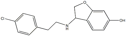 3-{[2-(4-chlorophenyl)ethyl]amino}-2,3-dihydro-1-benzofuran-6-ol