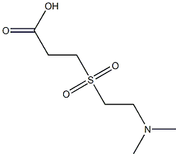 3-{[2-(dimethylamino)ethyl]sulfonyl}propanoic acid|