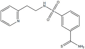 3-{[2-(pyridin-2-yl)ethyl]sulfamoyl}benzene-1-carbothioamide|